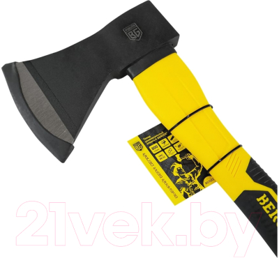 Топор BERGER Универсальный кованый 800г / BG1522 (фиберглассовая рукоятка)