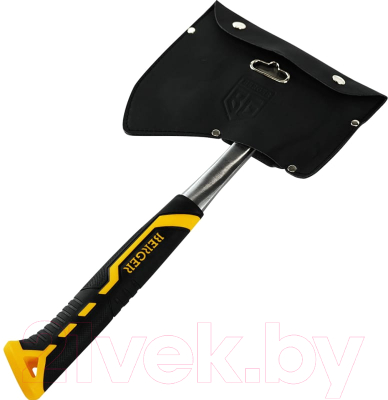 Топор BERGER Туристический цельнокованый 600г / BG1530 (с чехлом, 2-компонентная рукоятка) - фото