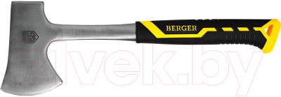 Топор BERGER Туристический цельнокованый 600г / BG1530 (с чехлом, 2-компонентная рукоятка)