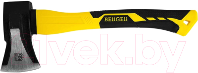 Топор-колун BERGER Кованый 1кг / BG1524 (фиберглассовая рукоятка) - фото