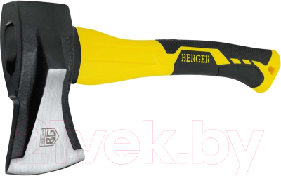 Топор-колун BERGER Кованый 1кг / BG1524 (фиберглассовая рукоятка)