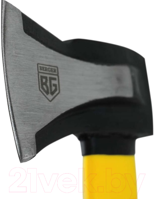 Топор-колун BERGER Кованый 1кг / BG1524 (фиберглассовая рукоятка)