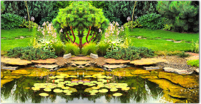 Фотофасад Arthata Пруд / FotoSetka-300-101 - фото