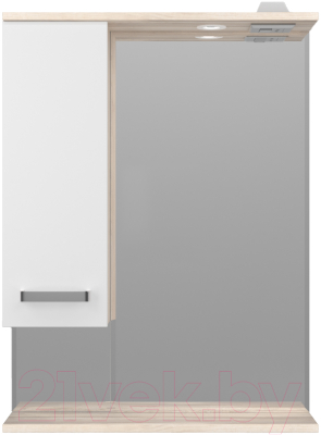 Шкаф с зеркалом для ванной Style Line Ориноко 60 (с подсветкой) - фото