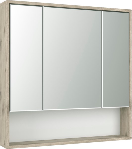 Шкаф с зеркалом для ванной Style Line Палермо 80 - фото