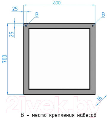 Зеркало Style Line Сакура 60