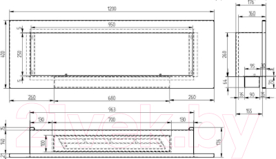 Биокамин Zefire Elliot 1200
