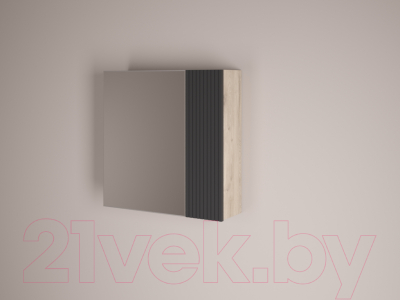 Шкаф с зеркалом для ванной Style Line Стокгольм ВЛДСП 70