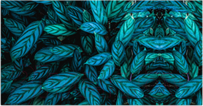 Фотофасад Arthata Листья / FotoSetka-300-14 - фото