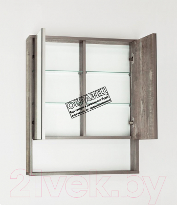 Шкаф с зеркалом для ванной Style Line Экзотик 50