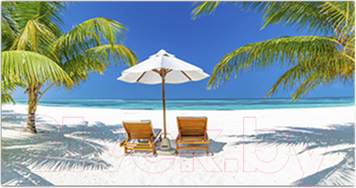 Фотофасад Arthata Пляж, пальмы, море / FotoSetka-300-114 - фото