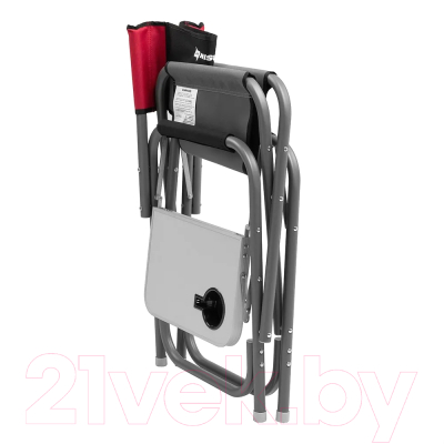 Кресло складное Nisus N-DC-95200T-GRD (серый/красный/черный)