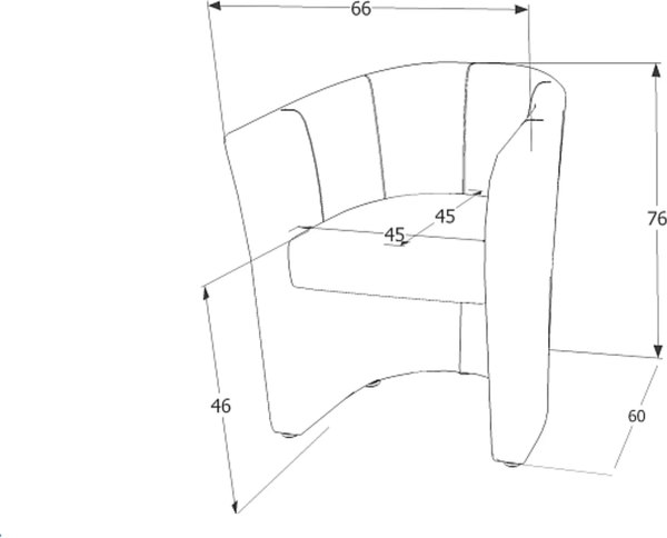 Кресло мягкое Signal TM-1 Velvet