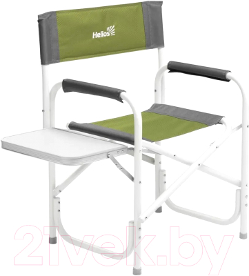 Кресло складное Helios Т-HS-DC-95200T-GG (серый/зеленый) - фото