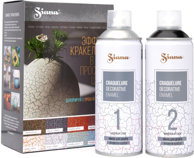 Эмаль Siana Craquelure - фото
