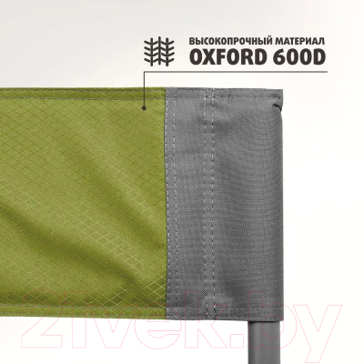 Кресло складное Helios Maxi / Т-HS-DC-95200-M-GG (серый/зеленый)