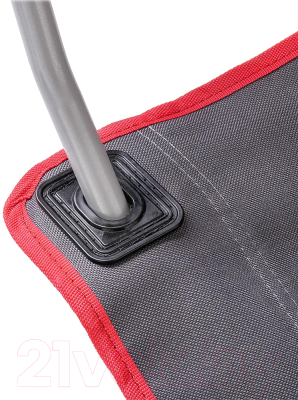 Кресло складное Nisus N-242-GR-1 (серый/красный)