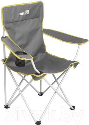 Кресло складное Helios T-HS-96806H-GG-1 (серый/зеленый) - фото