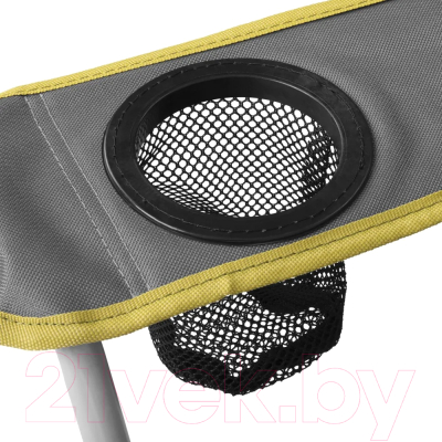 Кресло складное Helios T-HS-96806H-GG-1 (серый/зеленый)