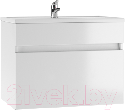 Тумба под умывальник Айсберг Фостер 70/Maria 70 Классик В1 DA3010T (с одним ящиком) - фото