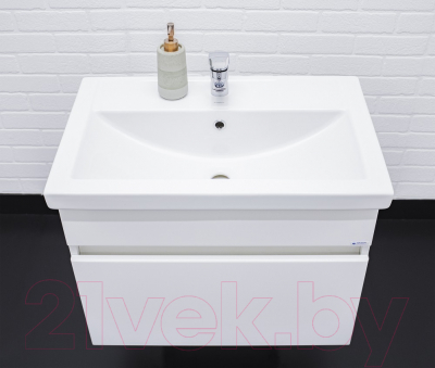 Тумба под умывальник Айсберг Фостер 70/Maria 70 Классик В1 DA3010T (с одним ящиком)