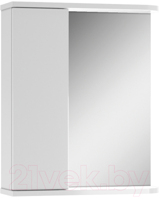 Шкаф с зеркалом для ванной Домино Промо 50 - фото