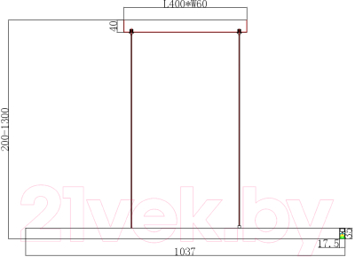 Потолочный светильник Arte Lamp Lao A2190SP-1BK
