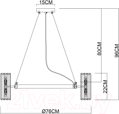 Люстра Arte Lamp Santorini A1049SP-16GO