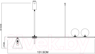 Люстра Arte Lamp Jacob A7029PL-3BK