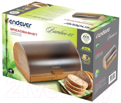 Хлебница Endever Bamboo-01