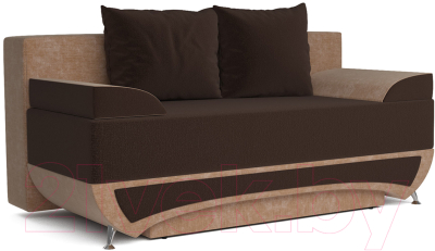 Диван Mebel-Ars Еврокнижка Наталия-2 (кордрой коричневый) - фото