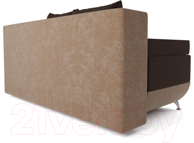 Диван Mebel-Ars Еврокнижка Наталия-2 (кордрой коричневый)