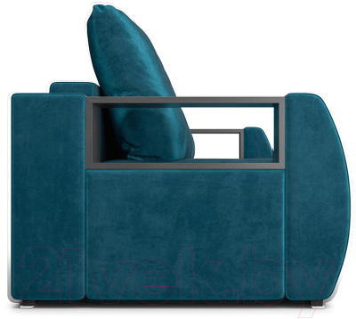 Диван Mebel-Ars Еврокнижка Мальтида (бархат сине-зеленый Star Velvet 43 Black Green)