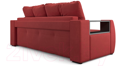 Диван Mebel-Ars Еврокнижка Мальтида (кордрой красный)