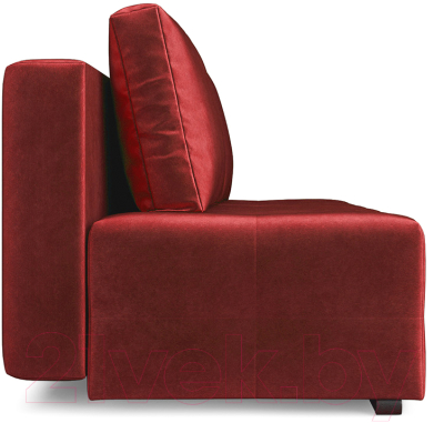 Диван Mebel-Ars Еврокнижка Марсель №1 (бархат красный Star Velvet 3 Dark Red)