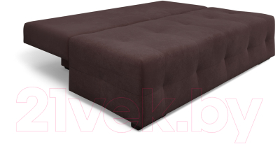 Диван Mebel-Ars Еврокнижка Марсель №1 (велюр шоколад HB-178 16)