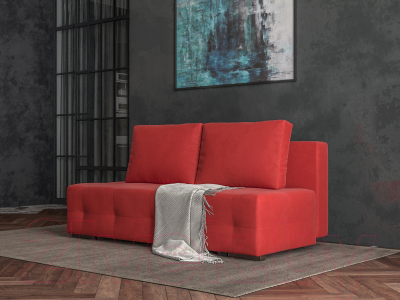 Диван Mebel-Ars Еврокнижка Марсель №1 (кордрой красный)