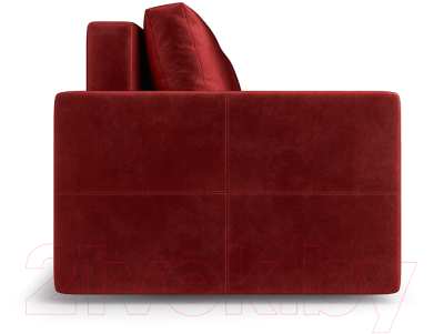 Диван Mebel-Ars Еврокнижка Марсель №2 (бархат красный Star Velvet 3 Dark Red)
