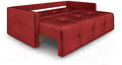 Диван Mebel-Ars Еврокнижка Марсель №2 (бархат красный Star Velvet 3 Dark Red)