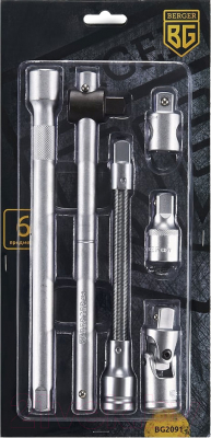 Набор адаптеров слесарных BERGER 1/2