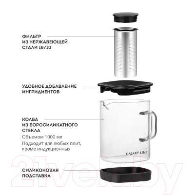 Заварочный чайник Galaxy GL 9361