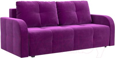 Диван Mebel-Ars Еврокнижка Марсель №3 (фиолетовый) - фото
