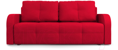Диван Mebel-Ars Еврокнижка Марсель №3 (кордрой красный)