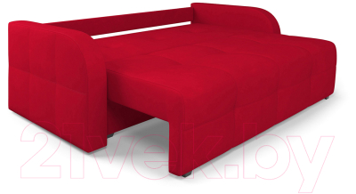 Диван Mebel-Ars Еврокнижка Марсель №3 (кордрой красный)
