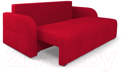 Диван Mebel-Ars Еврокнижка Марсель №3 (кордрой красный)