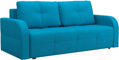 Диван Mebel-Ars Еврокнижка Марсель №3 (синий) - фото