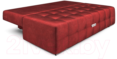 Диван Mebel-Ars Еврокнижка Марсель №4 (бархат красный Star Velvet 3 Dark Red)