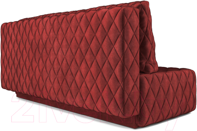 Диван Mebel-Ars Еврокнижка Роял (бархат красный Star Velvet 3 Dark Red)