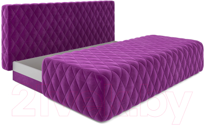 Диван Mebel-Ars Еврокнижка Роял (фиолетовый)