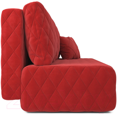 Диван Mebel-Ars Еврокнижка Роял (кордрой красный)